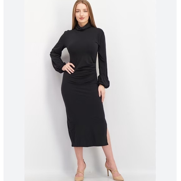 JOIE Lorita Maxi Dress In Caviar Black Caviar XS - Picture 1 of 10